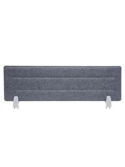 Tischtrennwand G76, 100x30cm grau