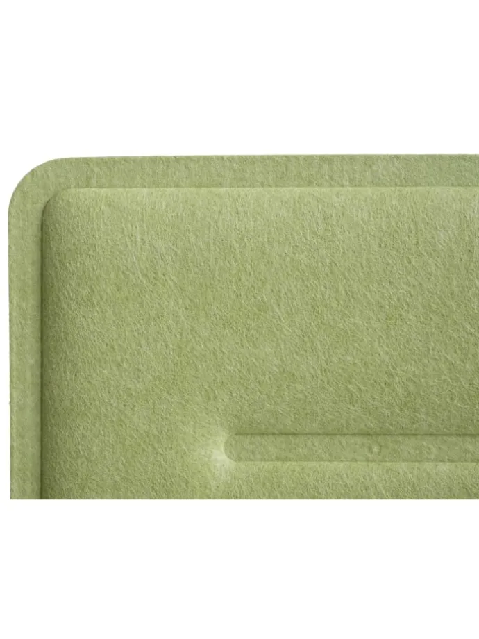 Tischtrennwand G76, 100x30cm grün