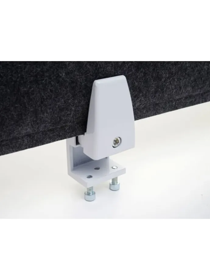 Tischtrennwand G76, 100x30cm schwarz