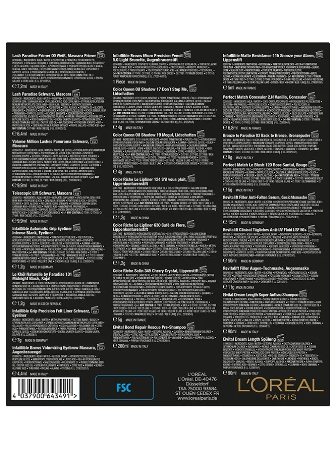 24tlg. Adventskalender "24 Beauty-Highlights"