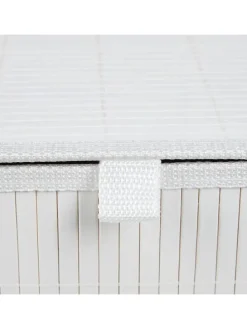 3-tlg. Aufbewahrungskorb Set in Weiß