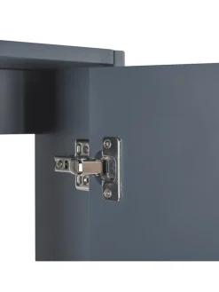 3-tlg Badezimmerschrank TERUEL in Grau/Braun