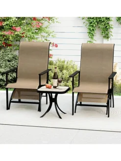 5-tlg. Balkonmöbel Set in Braun