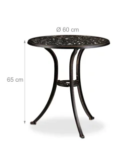 3tlg. Balkonmöbel Set in Bronze