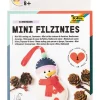 14tlg. Bastelset "Mini Filzinies Schneemann" - ab 8 Jahren
