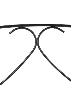 6-tlg. Beetzaun in Schwarz