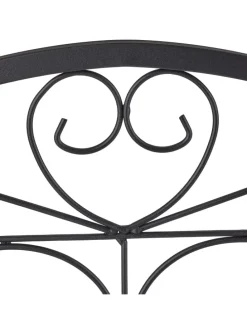 4-tlg. Beetzaun in Schwarz