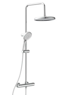 6tlg. Überkopfbrause-Set ''Madrid'' in Chrom