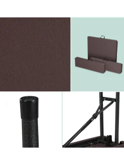 3-tlg. Bierzeltgarnitur in Braun