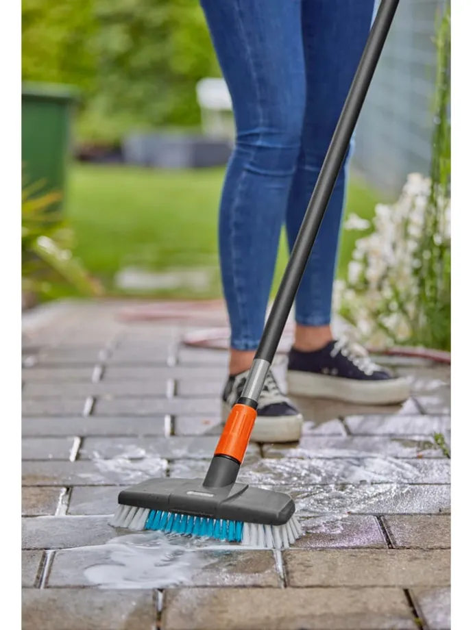 3tlg. Cleansystem-Set mit Stiel "Hard" in Schwarz