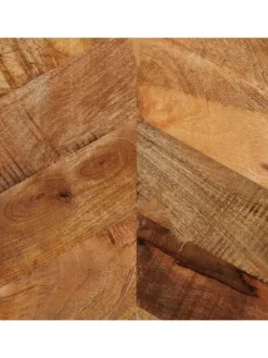 2tlg. Couchtisch Set in Natur/Schwarz