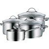 7tlg. Edelstahl-Kochgeschirr-Set "Provence Plus"