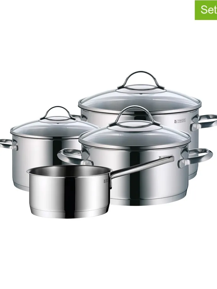 7tlg. Edelstahl-Kochgeschirr-Set "Provence Plus"