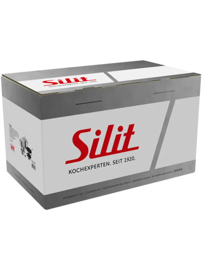 10tlg. Edelstahl-Kochgeschirr-Set "Diamant"