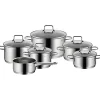 11tlg. Edelstahl-Kochgeschirr-Set "Astoria"