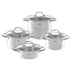 8tlg. Edelstahl-Kochgeschirrset "San Francisco"