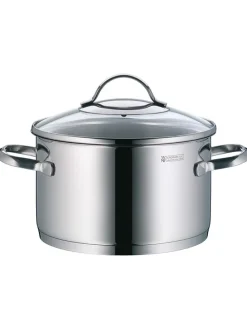 9tlg. Edelstahl-Kochgeschirr-Set 