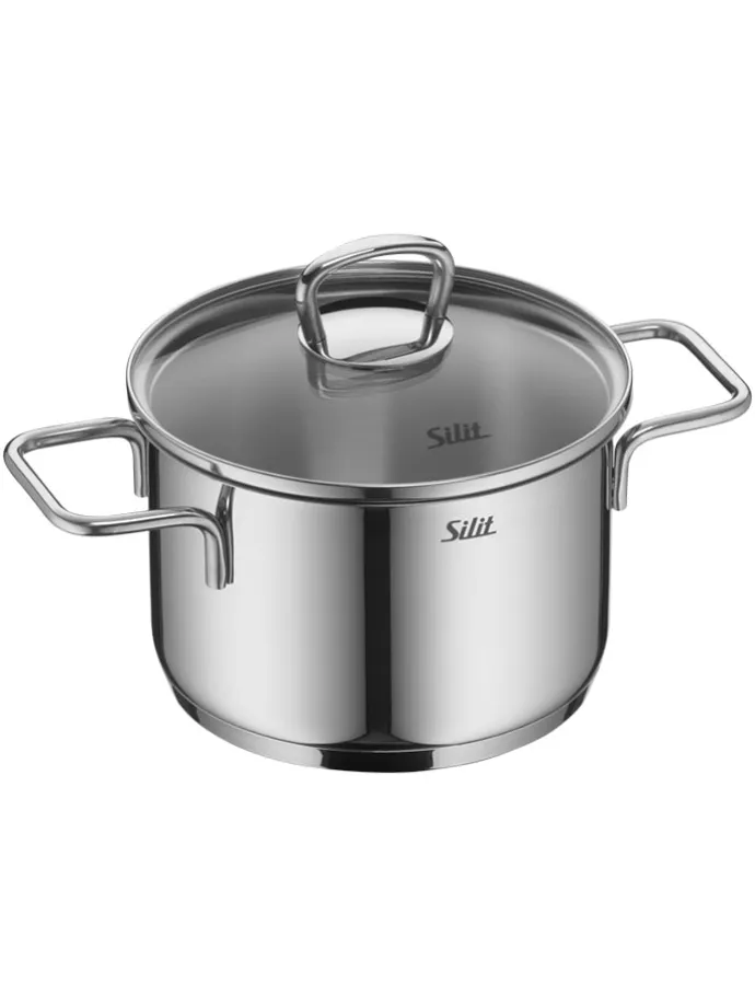 9tlg. Edelstahl-Kochgeschirr-Set "Alicante"