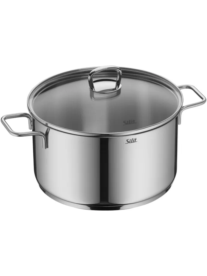 9tlg. Edelstahl-Kochgeschirr-Set "Alicante"