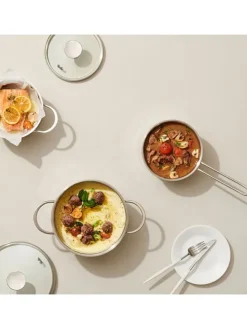 8tlg. Edelstahl-Kochgeschirrset