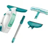 4tlg. Fenstersauger-Set "Dry&Clean" in Türkis