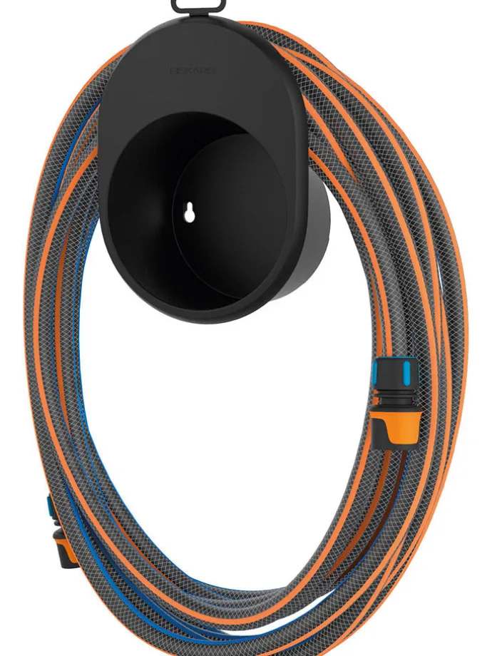 2tlg. Gartenschlauch-Set in Schwarz