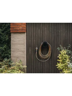 2tlg. Gartenschlauch-Set in Schwarz