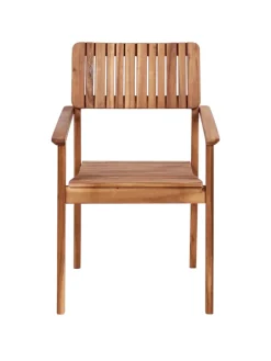 7-tlg Gartentisch Set AGELLO in Braun