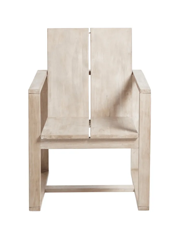 7-tlg Gartentisch Set AZZANELLO in Braun/Weiß