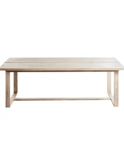 7-tlg Gartentisch Set AZZANELLO in Braun/Weiß