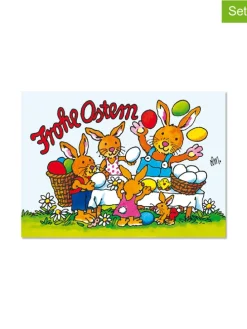 12tlg. Geschenk-Set "Fensterbild Ostern" in Bunt