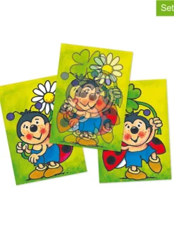 12tlg. Geschenk-Set "Wackelbild Marienkäfer" in Bunt