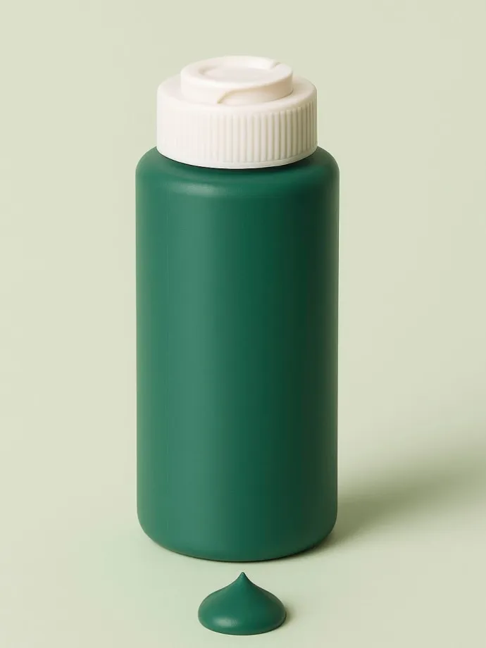 7tlg. Geschirrtücher-Blockdruck-Set in Beige/ Grün