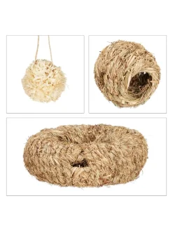 5-tlg. Hamsterzubehör in Natur