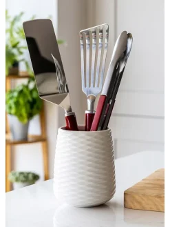 3tlg. Indoor-Grillset in Silber/ Rot