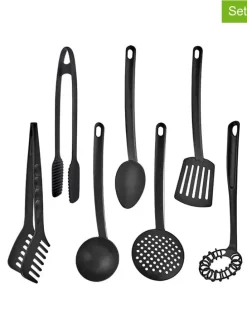 7tlg. Küchenhelfer-Set in Schwarz - (L)30 cm