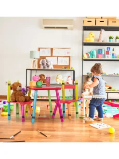 3-tlg. Kindersitzgruppe in Bunt