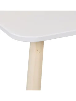 3-tlg. Kindersitzgruppe in Weiß/ Natur