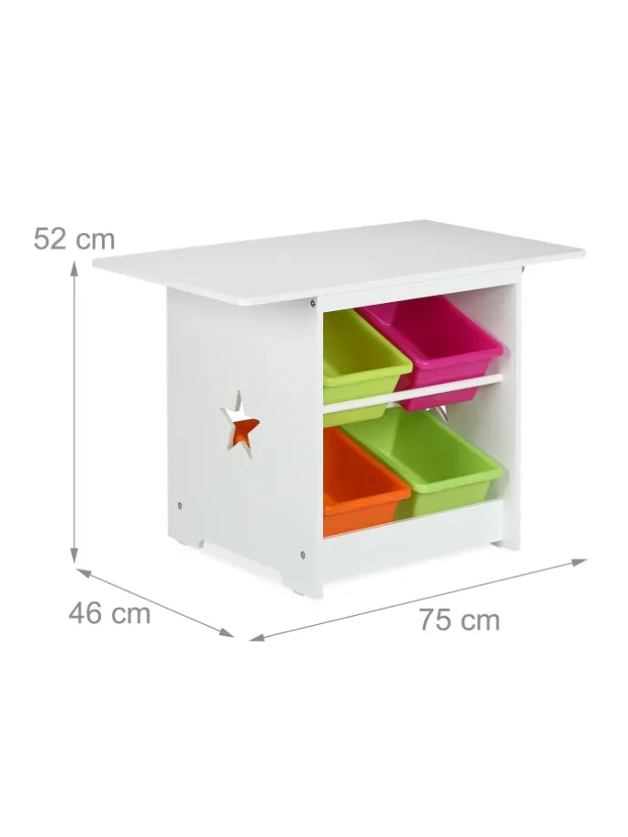 3-tlg. Kindersitzgruppe in Weiß