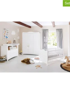 3tlg. Kinderzimmer-Set "Florentina" in Weiß