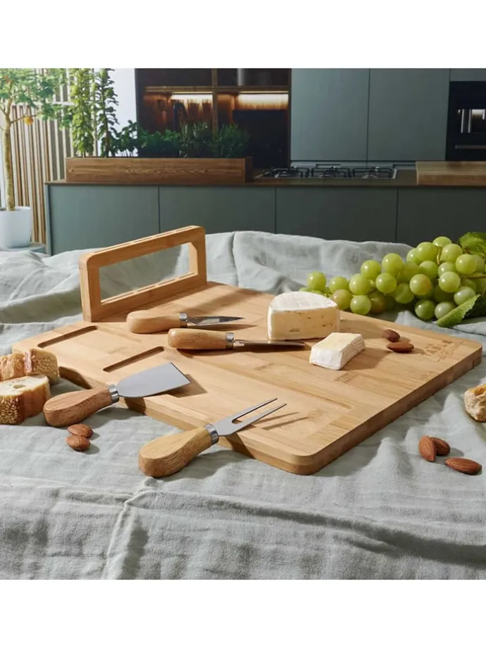 5tlg. Käse-Schneideset in Natur