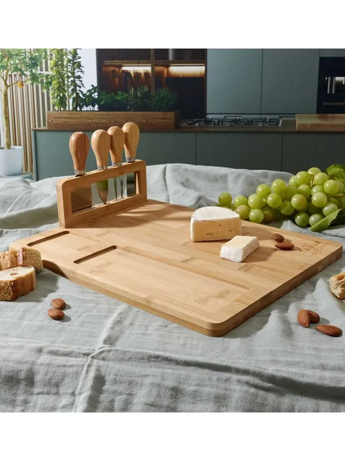 5tlg. Käse-Schneideset in Natur