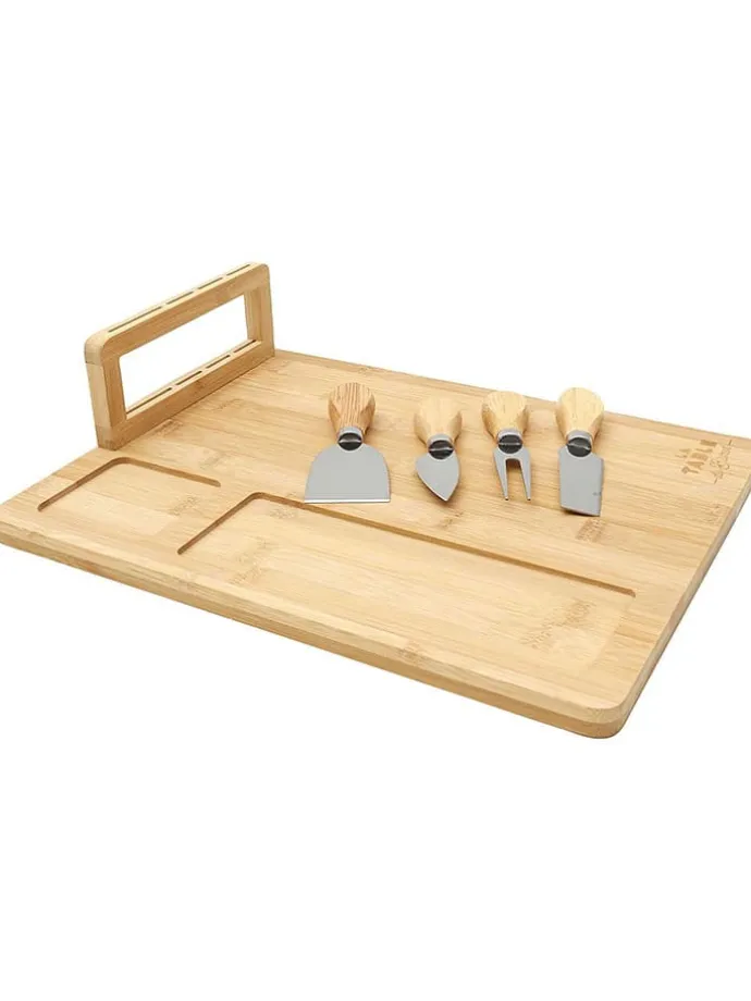 5tlg. Käse-Schneideset in Natur