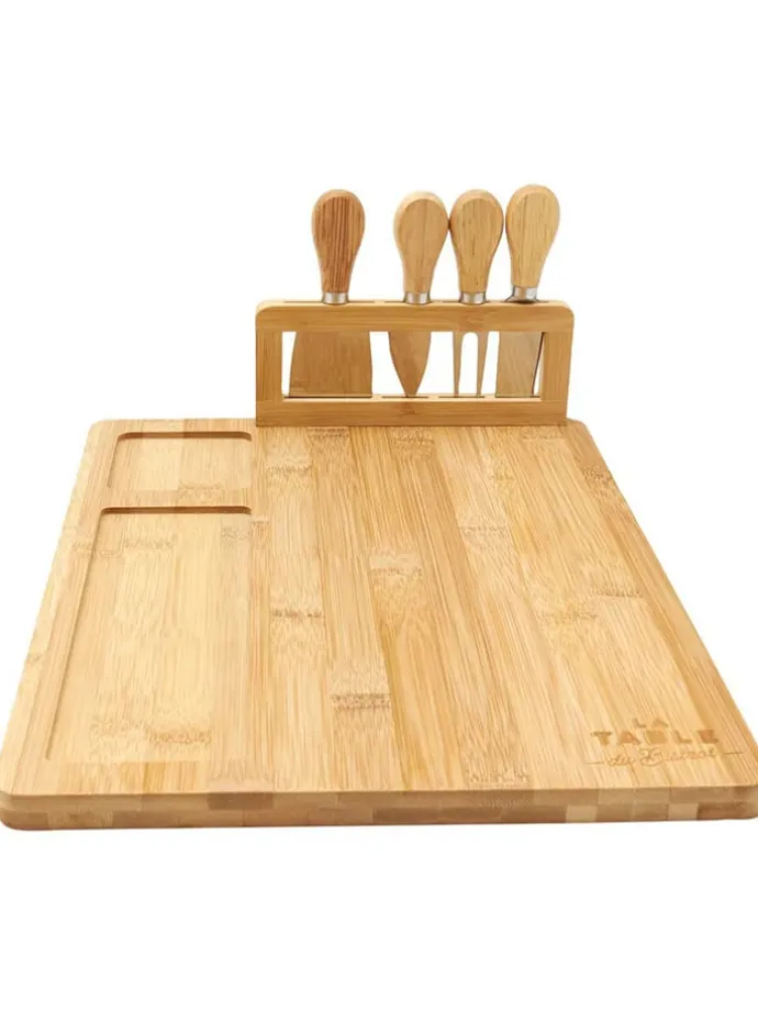 5tlg. Käse-Schneideset in Natur