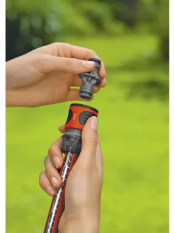 3tlg. Kupplungs-Set in Schwarz/ Orange - 13 mm (1/2