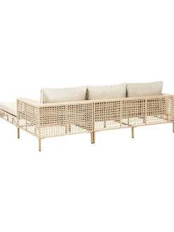 3-tlg Lounge Set CALASETTA in Beige