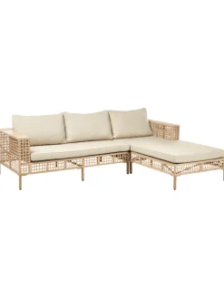 3-tlg Lounge Set CALASETTA in Beige