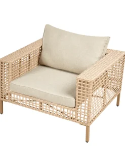 3-tlg Lounge Set CALASETTA in Beige