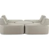 5-tlg Lounge Set FABRO in Grau