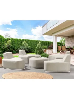 5-tlg Lounge Set FABRO in Grau